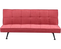 HASLE - Slaapbank - Rood - Polyester