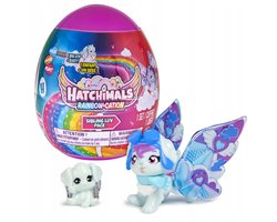 Hatchimals CollEGGtibles Rainbow-cation - Family Hatchy Home-speelset met 3 personages en maximaal 3 verrassingsbaby's - stijl kan verschillen