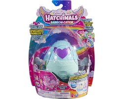 Hatchimals CollEGGtibles Rainbow-cation - Playdate Pakket eispeelset met 4 personages en 2 accessoires - stijl kan verschillen