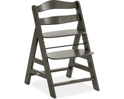Hauck Alpha+ Select - Kinderstoel - Houtskool FSC® gecertificeerd beukenhout - Charcoal