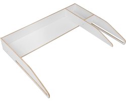Hauck Combine N Change, wit - commode-opzetstuk voor ladekasten 108 x 50 cm, bijv. IKEA Hemnes ladekast, afmetingen 104 x 78 x 15 cm, gemaakt van FSC®-gecertificeerd hout