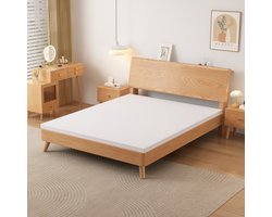 HAUSS SPOLE Matras 140x200 cm - H3 Met Afneembare Wasbare Hoes - Oeko Tex Gecertificeerd En 5 cm Hoog - Wit