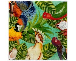 Havana Bord / Dienblad 30x30 cm – Excelsa | Tropisch Design | Multicolor Keramiek