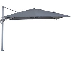 Hawaii Big Pole II parasol - 350x350 cm - c. black - royal antraciet