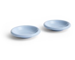 Hay Barro diep bord Ø20 set van 2 Light Blue
