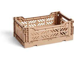 HAY Colour Crate S Nougat Vouwkrat L26.5 * B17 * H10.5