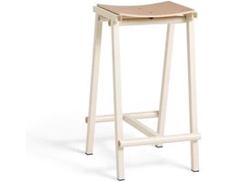 Hay Taburete 8 barstoel H65cm base: eggshell powder coated - seat: water based lacquered oak veneer