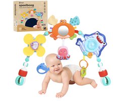 HAYALI® Play Arch Speelboog-baby mobiel voor onderweg-activiteitenspeelgoed baby- Speelgoed Verstelbare Mobiele voor Peuter Jongen en Meisje