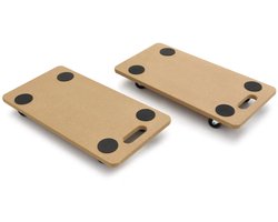 HBM Transportdolly 200 kg, 2 stuks Meubelroller / Verhuis trolley / Transport trolley / Transportroller