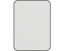 HCK Spiegel Deco Afgerond Zwart 40x55cm 3cm