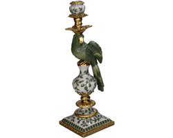 HD Collection Kaarsenhouder Vogel Polyresin 13x13x39cm