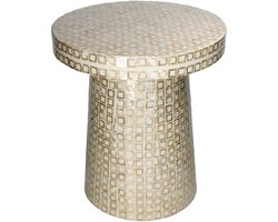 HD Collection Tafel Capiz Ivoor 40x40x45cm