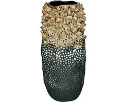 HD Collection Vaas Aardewerk Grijs 24.5x23.5x49cm