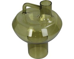 HD Collection Vaas Glas Groen 13,5x13,5x17cm