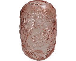 HD Collection Vaas Glas Oranje 15x15x24cm