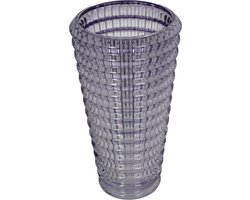HD Collection Vaas Glas Paars 13x13x22,5cm