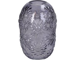 HD Collection Vaas Glas Paars 15x15x24cm