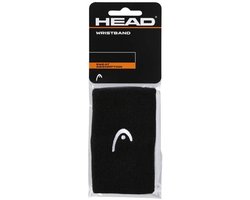Head Zweetband Pols 5'' Groot - Polsband - Zwart - 2 stuks in de verpakking - Unisex