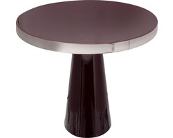 Hearthome & Living - Bijzettafel Nyah - Paars/Zilver - 51x51x47cm (LxBxH)