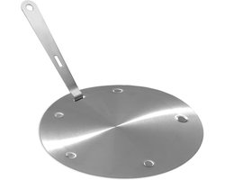 Heat Distribution Plate 20 cm, Inductie Adapter, Converter Disc voor Inductiekookplaat met Afneembare Isolatiehandgreep, Geschikt voor Alle Pannen