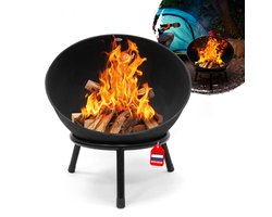 HEAT Outdoor Living Vuurkorf Op Pootjes Kappa Zwart Ø56 Cm