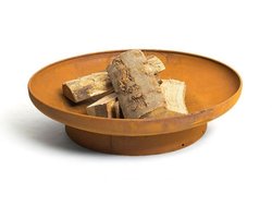HEAT Outdoor Living Vuurschaal 60 cm Roest - Gepoedercoat Staal - Vuurschaal voor buiten - 60x60x16 cm