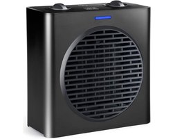 Heater Ventilatorkachel 1500 W kunststof zwart - warmte - energiezuinig