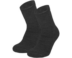 Heatkeeper - Kinder - Thermo Sokken - Antraciet - One Size - Maat 31-35