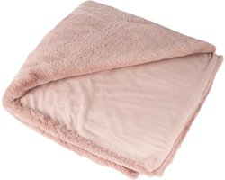 Heaven Plaid - Deken - 150x200 - Roze