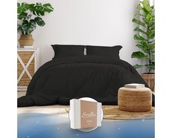Heavenly Soft Bed Linen Set in Cotton Sateen - 200 x 220 cm Duvet Cover + 2 Pillowcases - Oeko-Tex Certified