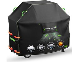Heavy Duty Grill Cover 140 cm Outdoor BBQ Gas Grill Cover Waterproof UV and Fade Resistant Windproof BBQ Cover with Vents for Weber Char-Broil Nexgrill and More