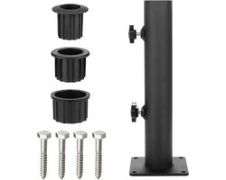 Heavy Duty stalen vierkante parasol standaard - voor terras en buitengebruik - 1 stuk