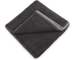 Heckett & Lane 2-pack bamboo strandlakens antraciet - 90x180 - natuurlijk materiaal - luxe uitstraling