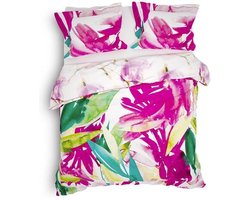 Heckett & Lane Adeel - Dekbedovertrek - Lits-jumeaux - 260x200/220 cm + 2 kussenslopen 60x70 cm - Wild Pink