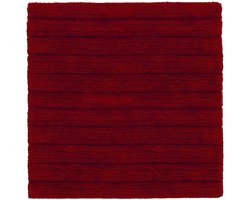 Heckett & Lane Badmat Vivienne (Spicy Red) : Maat: Bidetmat 60x60 cm