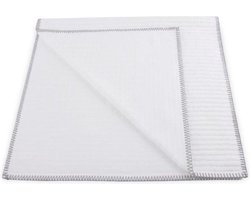 Heckett & Lane bamboo badmat wit  - 60x100  - zachte touch - luxe uitstraling