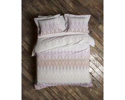 Heckett & Lane Bastide Dekbedovertrek - Eenpersoons - 140x200/220 cm - Spring Purple