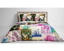 Heckett & Lane Carina - Dekbedovertrek - Tweepersoons - 200x200/220 cm + 2 kussenslopen 60x70 cm - Multi kleur