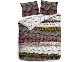 Heckett & Lane Chao - Dekbedovetrek - Eenpersoons - 140x200/220 cm + 1 kussensloop 60x70 cm - Multi kleur
