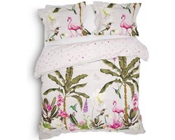 Heckett & Lane Darin - Dekbedovertrek - Eenpersoons - 140x200/220 cm + 1 kussensloop 60x70 cm - Multi kleur