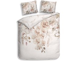 Heckett Lane Dekbedovertrek Katoen Satijn Pioggia - natural 240x200/220cm