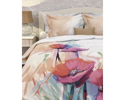 Heckett & Lane dekbedovertrek Rozamond Pastel-White