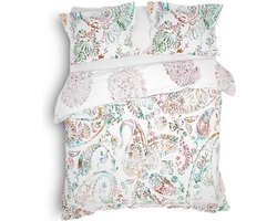 Heckett & Lane Divine - Dekbedovertrek - Tweepersoons - 200x200/220 cm + 2 kussenslopen 60x70 cm - Multi kleur