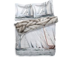 Heckett & Lane Elbow Dekbedovertrek - Eenpersoons - 140x200/220 cm - Multi