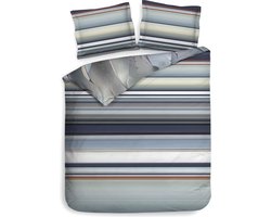 Heckett & Lane Gustavo Dekbedovertrek - Lits Jumeaux - 240x200/220cm - Katoen Satijn dekbedovertrek - Grey