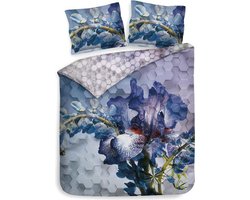 Heckett & Lane Kaz Dekbedovertrek - Tweepersoons - 200x200/220 cm - Royal Purple