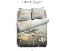 Heckett & Lane Lacy Dekbedovertrek - Eenpersoons - 140x200/220 cm - Blauw