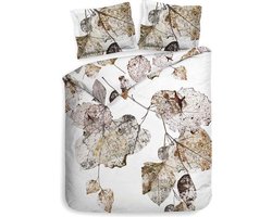 Heckett & Lane Lin - Dekbedovertrek - Lits-jumeaux - 240x200/220 cm + 2 kussenslopen 60x70 cm - Tawny Brown