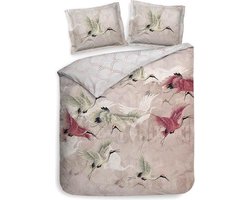 Heckett & Lane Mao - Dekbedovertrek - Eenpersoons - 140x200/220 cm + 1 kussensloop 60x70 cm - Bridal Pink