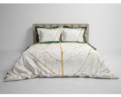 Heckett & Lane Miro Dekbedovertrek - Lits-jumeaux - 240x200/220 cm - Shiny Green